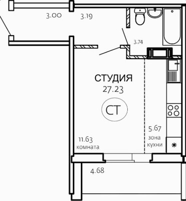 Купить --комнатную квартиру